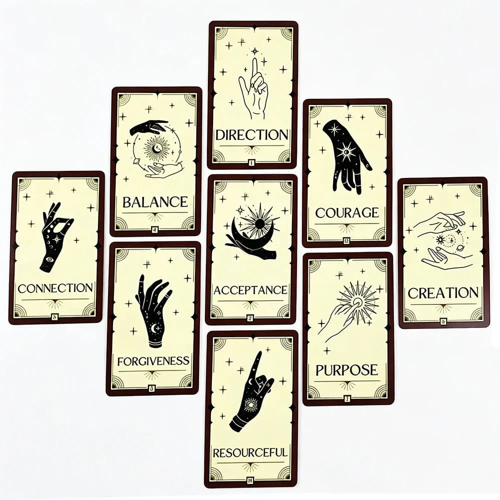 Manifestation Oracle Deck 33 Card Oracle Manifester dine drømme Find dit formål ideel til spådom og spirituelle øvelser — image 5
