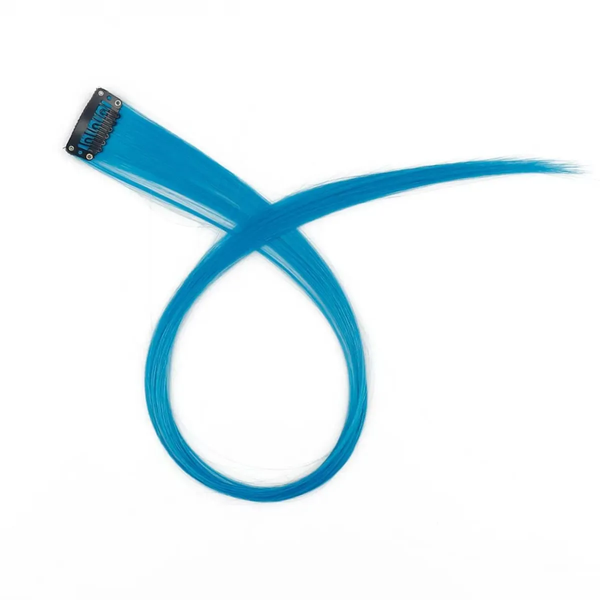 45cm Straight Clip‑on Synthetic Hair Pieces One‑Piece Bright Color Hair Extension Clips DIY Cosplay Hair Accessories — image 13
