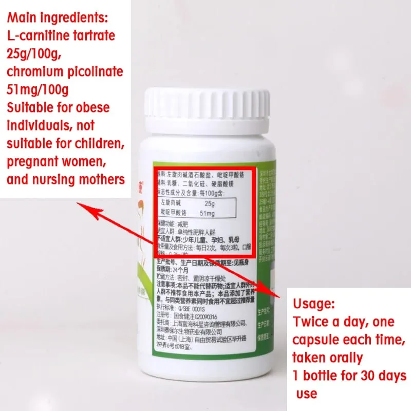 Bester Fatburner, schnelle Gewichtsverlustpillen, leistungsstarke Fettverbrennung, Entgiftung, sauberer Dickdarm, Schlankheitskapsel, Beauty Health, 100 % Schlankheitseffekt