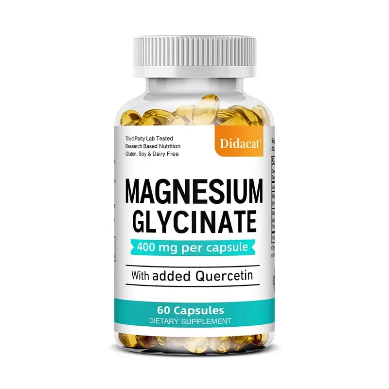 Glicinato de magnésio - com quercetina melhora a saúde cardiovascular, reduz o estresse e promove o crescimento muscular do sono saudável — image 9