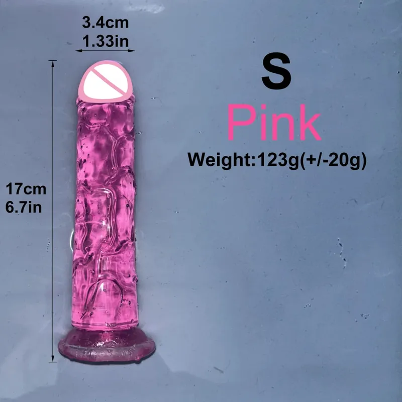 Cheap 5 Colors Small Transparent Dildo Suction Cup Jelly Dick Women Erotic Anal Sex Toys Soft Clitori Vaginal Masturbators Penis — image 18