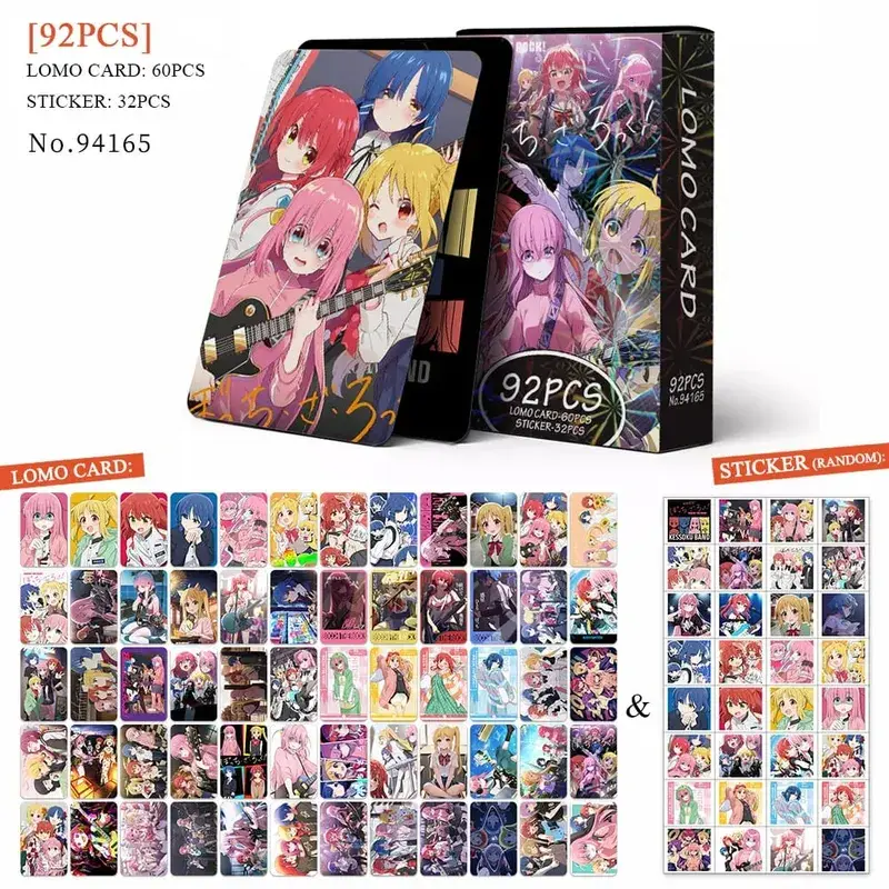 Tarjeta postal de Anime Attack on Titan‌ Lomo, juguete Haikyuu boticario diarios Honkai Star Rail, tarjetas de colección con pegatinas de regalo