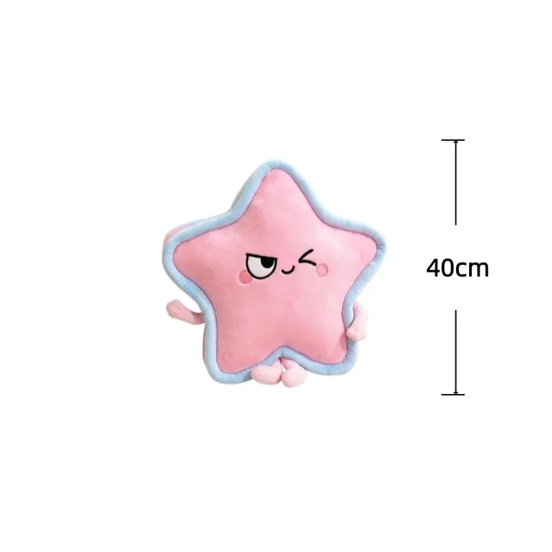 Five Pointed Star Plush Pillow 40/60cm Stuffed Cushion Squishy Sofa Cushion Adorably Home Decor Toys Creative Birthday Gifts — image 11