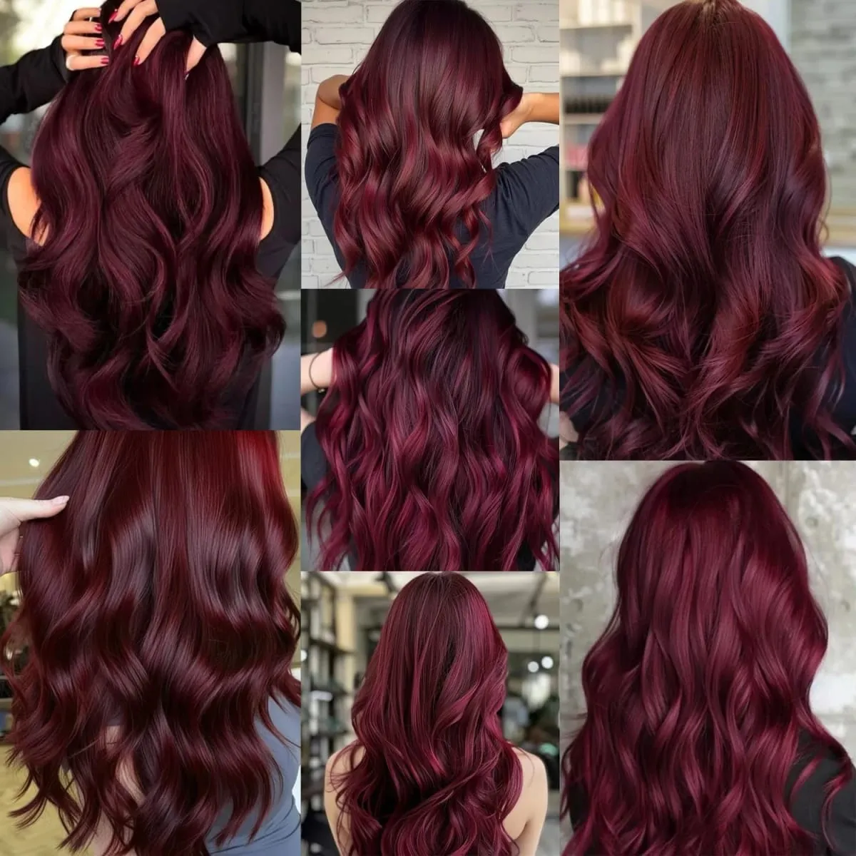 11PCS Colored Purple Hair Extensions 22 Inch Colorful Clip in Hair Extensions Straight Synthetic Hairpiece for Women Kids Girls