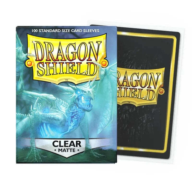 100 개/상자 66x91mm MTG/PKM/YGO/TCG 보드 게임 카드 슬리브 용 표준 크기 Demark Dragon Shield 무광택 카드 슬리브 — image 16