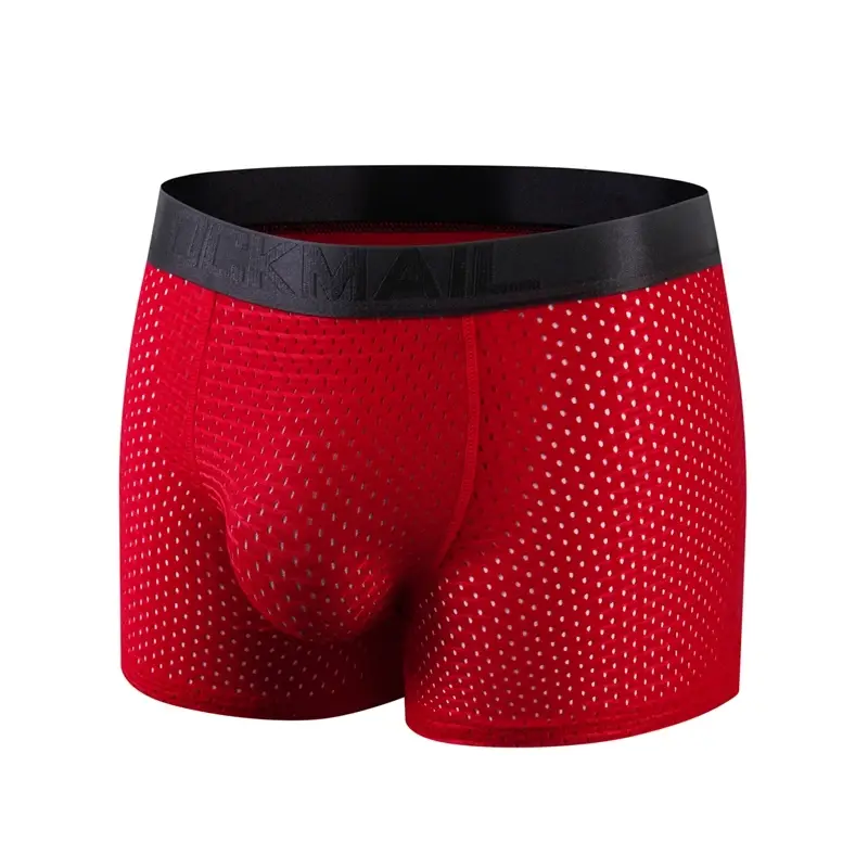 Nam Thân Tích Hợp Giả Mông Hông Nâng Tăng Cường Quần Short Quần Sịp Boxer Bộ Đồ Lót Định Quần Lót Nylon Thoáng Khí