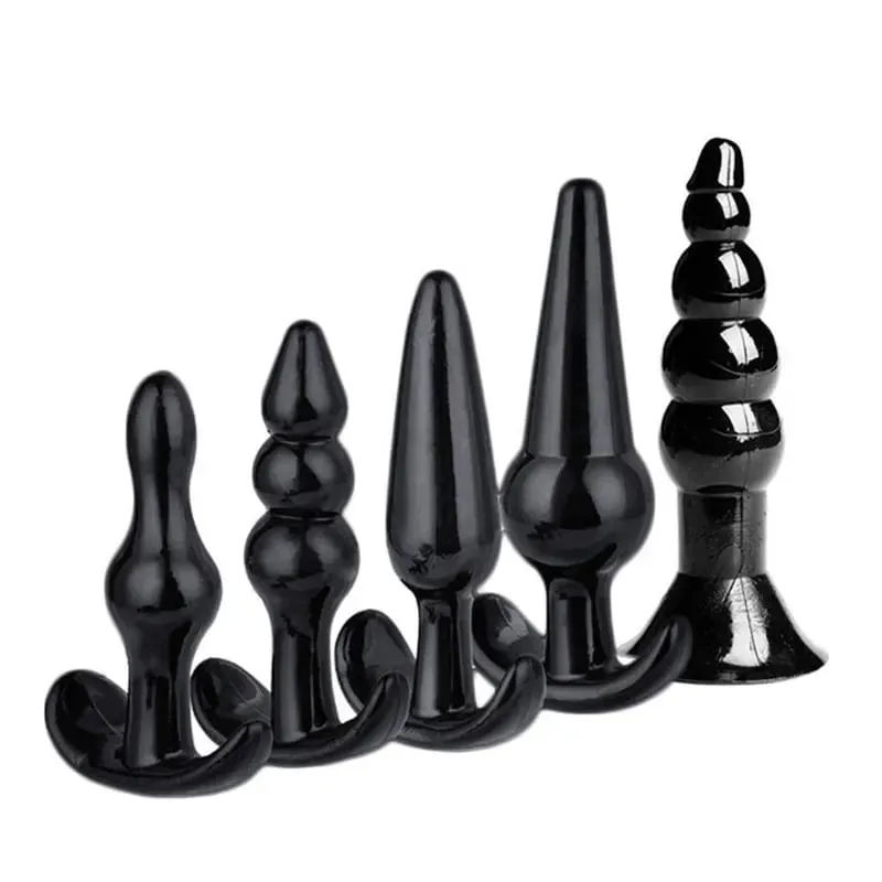 4/5/7/8 pçs/set silicone butt plug vibrador masturbação anal plug vaginal brinquedos sexuais combinação anal grânulo dilatador brinquedos para gay