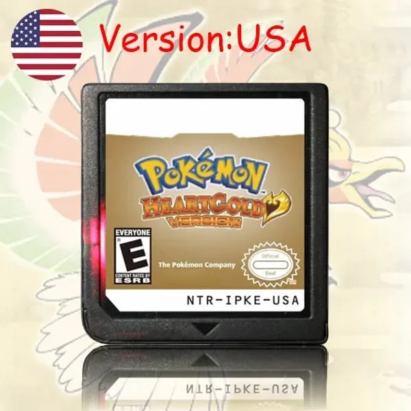 미국 EUR FRA ITA NOE AUS ESP NDS 게임 카트리지 포케몬 블랙 화이트 플래티넘 HeartGold SoulSilver for DS 2DS 3DS 콘솔 — image 6