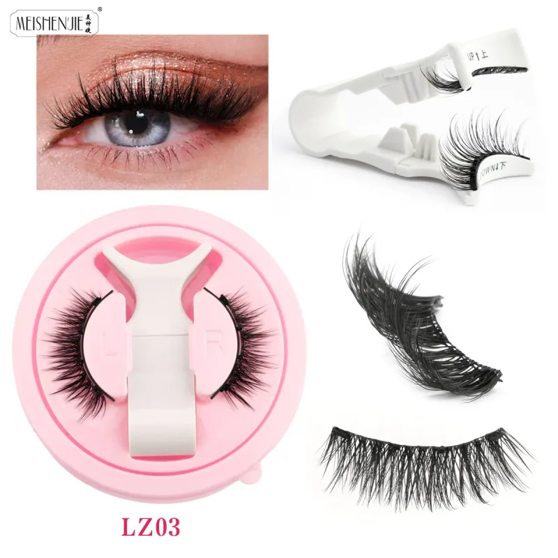 Magnetic Eyelashes 1Pcs No Glue Needed Reusable Natural Look 3D Lashes Easy Apply Soft Magnetic Lashes Kit for Eye Makeup — image 12