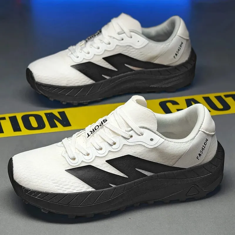 Men Outdoor Trail Running Shoes Breathable Wide toe Sneakers Non‑Slip Woman Casual Sports Shoes Trekking Off‑Road Jogging Shoes