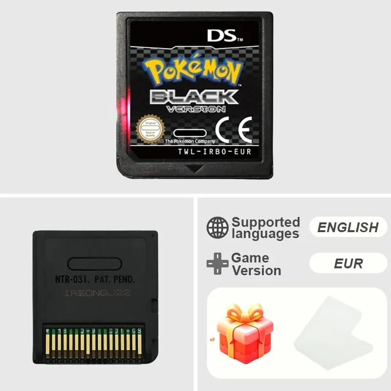 NDS Game Cartridge Pokemon Series Platinum Pearl Diamond HeartGold SoulSilver USA/EUR/FRA/ITA/NOE/AUS/ESP version för NDS — image 26