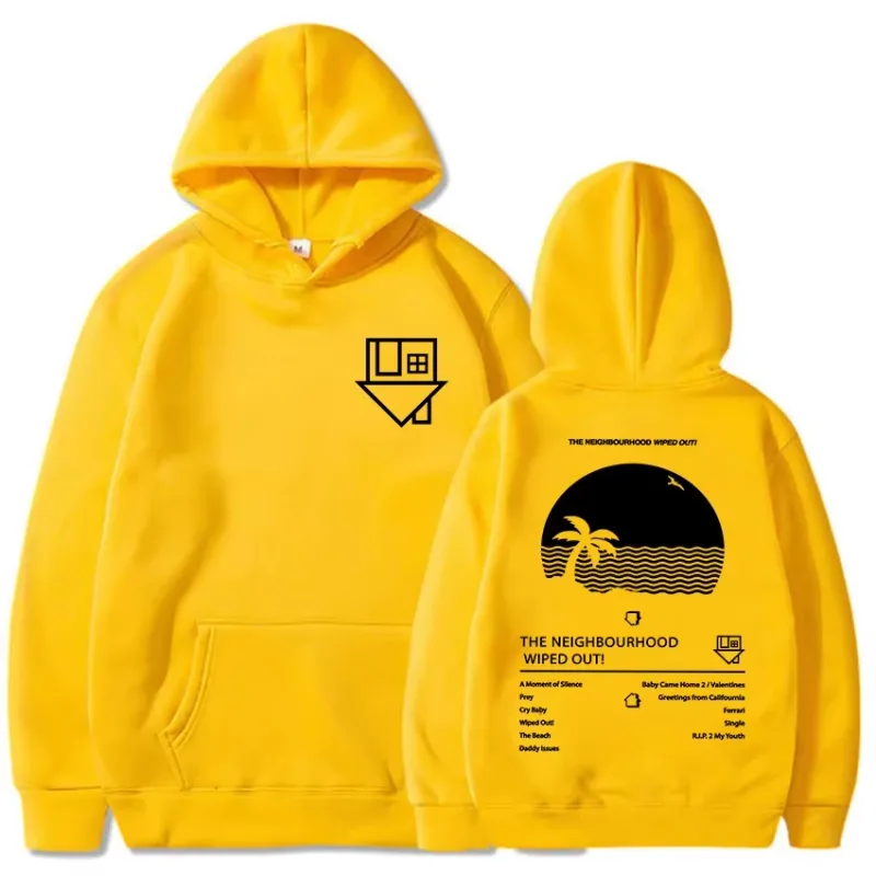 Album Wiped Out Printing Hoodies NBHD The Neighbourhood Band Sweatshirts LongSleeve Hooded Pullovers environmental protection — image 20