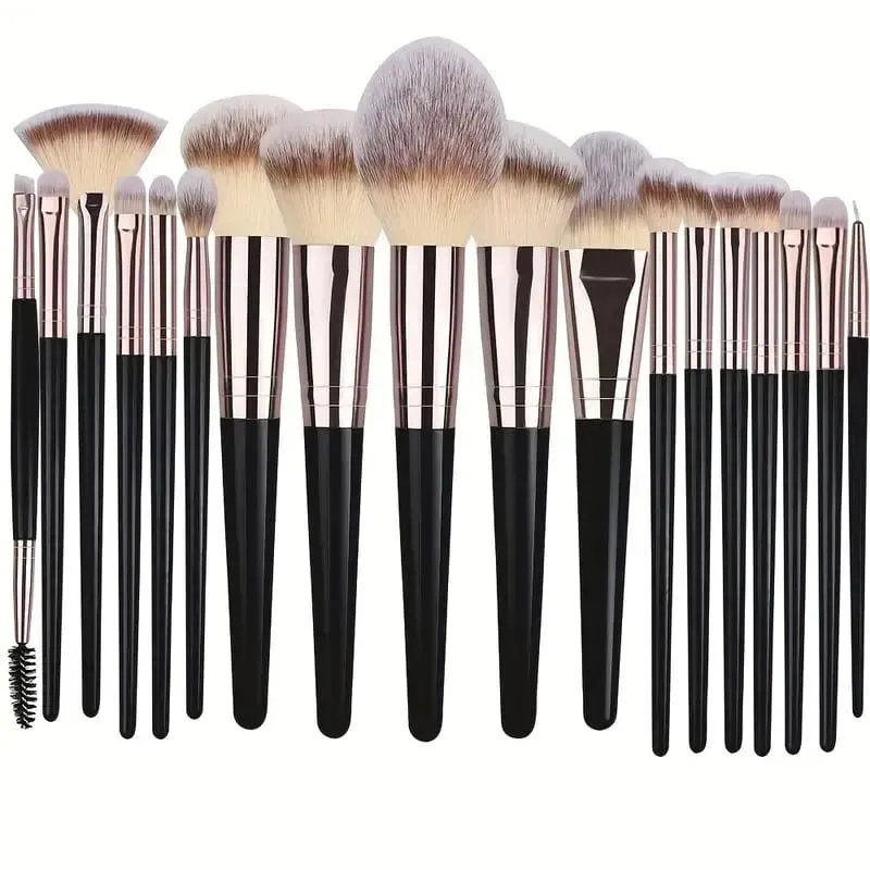 NYT 3-20 STK Makeup Børster Sæt Eye Shadow Foundation Concealer Blending Blush Brush Blød Fluffy Kvinder Beauty Tool Julegave — image 14