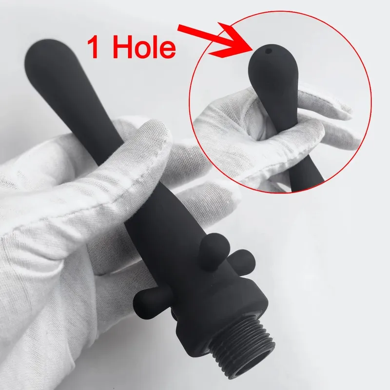 1ชิ้นซิลิโคนก้นล้างplug-inห้องอาบน้ำฝักบัวสวนทวารหนักdilatorsทำความสะอาดห้องน้ำผู้ใหญ่เซ็กส์ทอยBDSMทาสสุขภาพทางเพศ — image 12