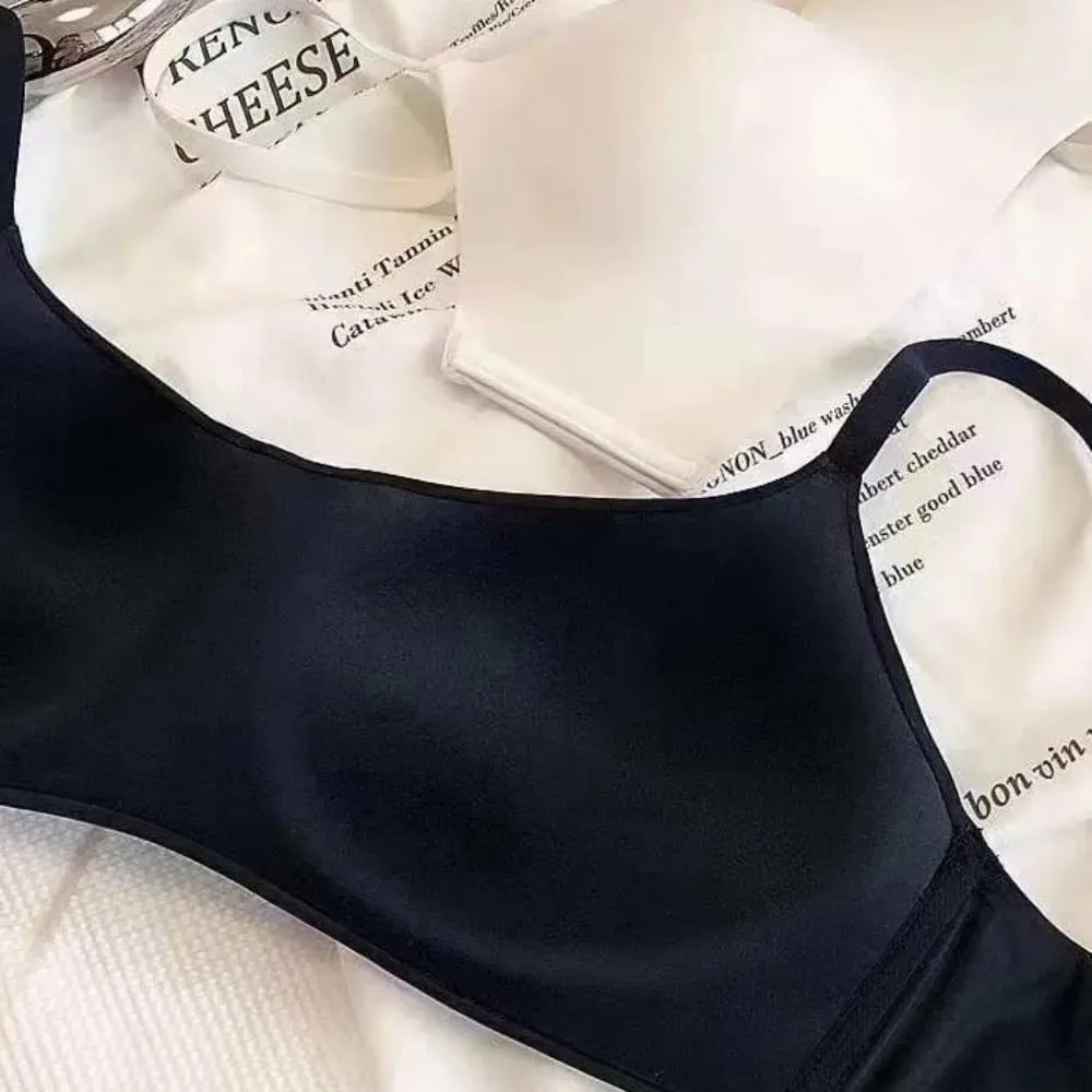 Soft Comfort Wireless Bra Thin Cup Breathable Fabric Seamless Bra Elastic Material Elastic Tube Top Bras Lingerie Beauty — image 4