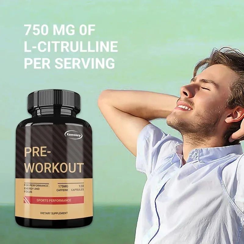 Pre-Workout Supplement - Muscle Building Endurance Support Heart Health Circulation — image 5