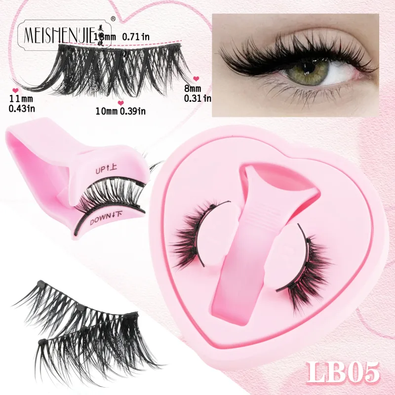 Magnetic Eyelashes 1Pcs No Glue Needed Reusable Natural Look 3D Lashes Easy Apply Soft Magnetic Lashes Kit for Eye Makeup — image 20