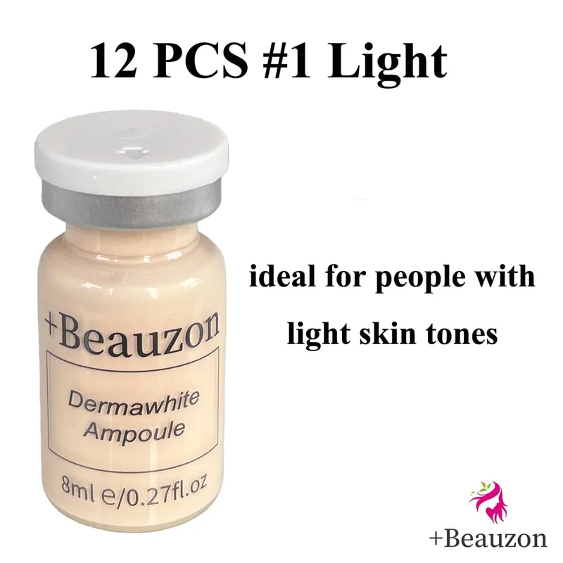 8ml บีบีครีม Hyaluronic Acid Facial Glow Serum Ampoule Essence Peptide Moisturizing Foundation Skin Rejuvenation Care Beauzon — image 11