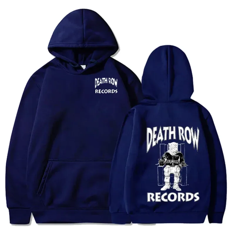 Death Row Records Hoodies Spring Autumn Fleece Hoodie Pullover Fashion Men Women Loose Hooded Sweatshirts Hip Hop Streetwear Top — image 14