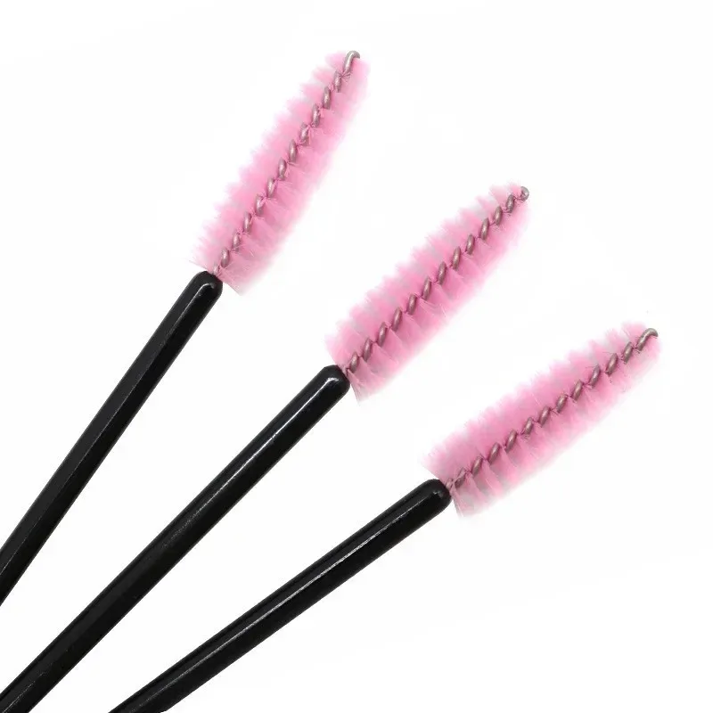 50 ks pro roubování prodlužování řas Ženy štětec na make-up Nástroje Jednorázové nylonové řasenky hůlka aplikátor štětce na řasy