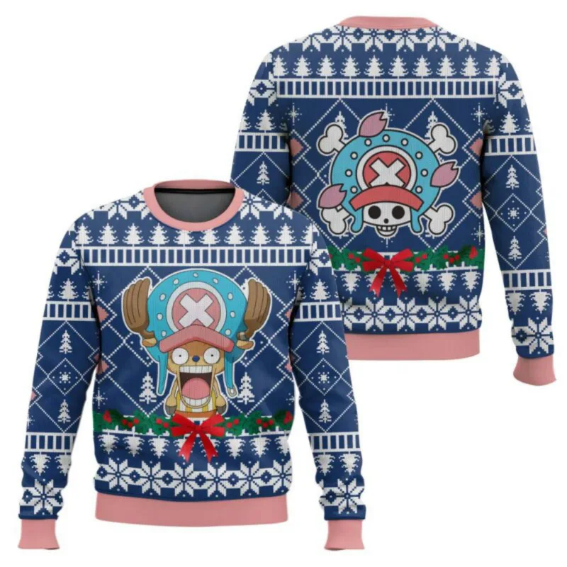 Fantasy chainsaw Christmas Carnival Unisex Sweater Santa Claus Sweater 3D Sweater Autumn and Winter Premium Clothing — image 8