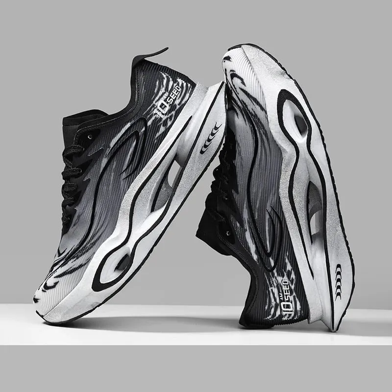 Comfortable Marathon Men Running Shoes Carbon Board Speciality Sports Breathable Lightweight Women's Athletic Sneakers Autumn — image 4