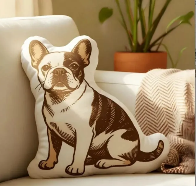 3D printed simulation dog pillow funny pet shaped pillow living room bedroom soft decoration personalized holiday gift — image 18