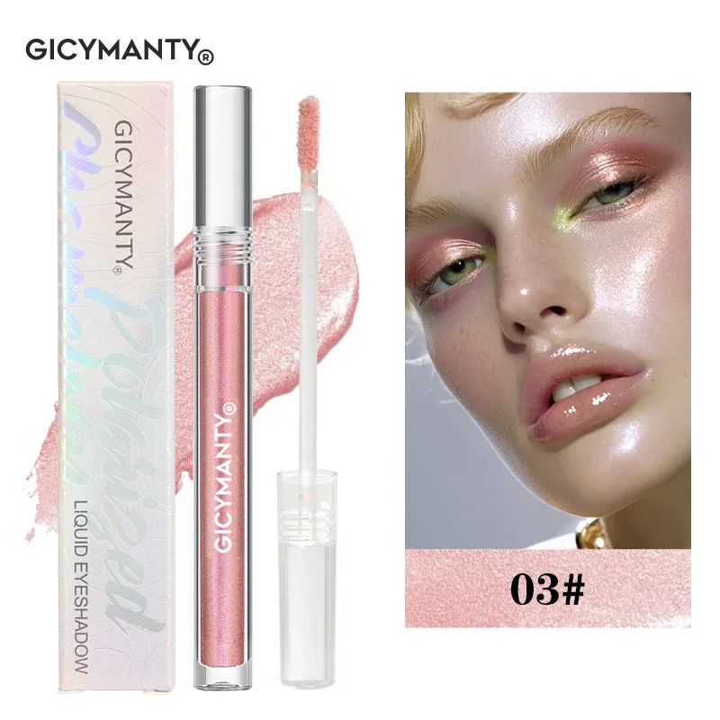 Polarized Chameleon Liquid Eyeshadow Shimmer Glitter Long Lasting Waterproof Multi-Use Eye Highlight Blusher Makeup — image 10