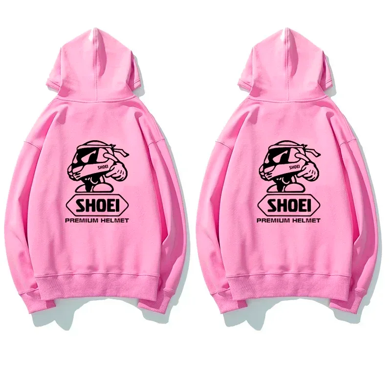 Motorcycle Helmet Theme Graphic Hoodie Unisex Front Back Double Print Biker Drawstring Hooded Sweatshirt Casual Pullover Top — image 12