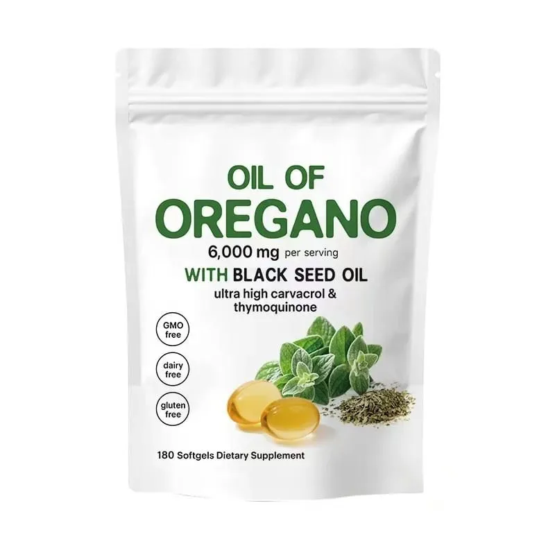 Oil of Oregano Softgels Skin Care Oil for Women Men Organic Oregano Oil Capsules with Black Seed Oil Plant Based | Non-GMO — image 10