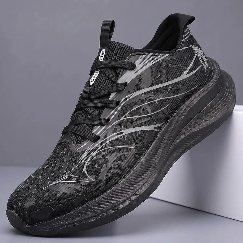 Men Comfort Lightweight Mesh Athletic Sneakers Autumn Shock Absorb Breathable Running Shoes for Women Workout Walking Gym Sports