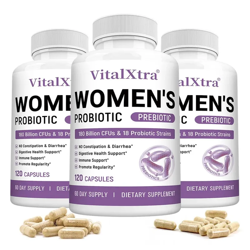 Women’s Probiotic 120 Caps 180 Billion CFU 18 Strains Digestive Immune Vaginal & Urinary Health Shelf Stable Gluten Free
