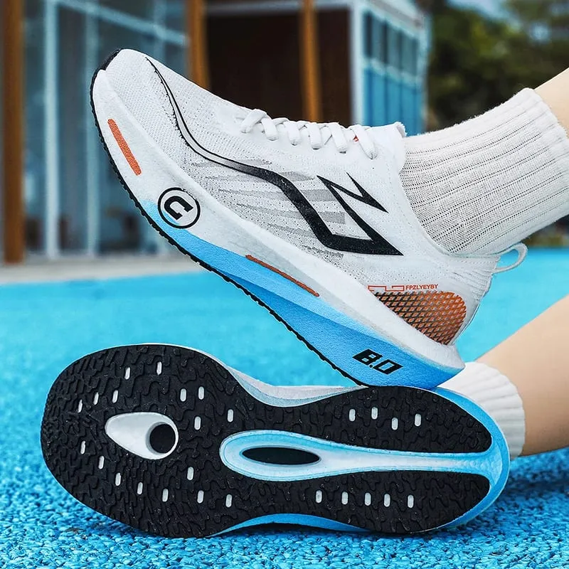 Men Running Shoes Lightweight Carbon Board Marathon Speciality Sports Breathable Men's Comfortable Athletic Sneakers Autumn — image 4