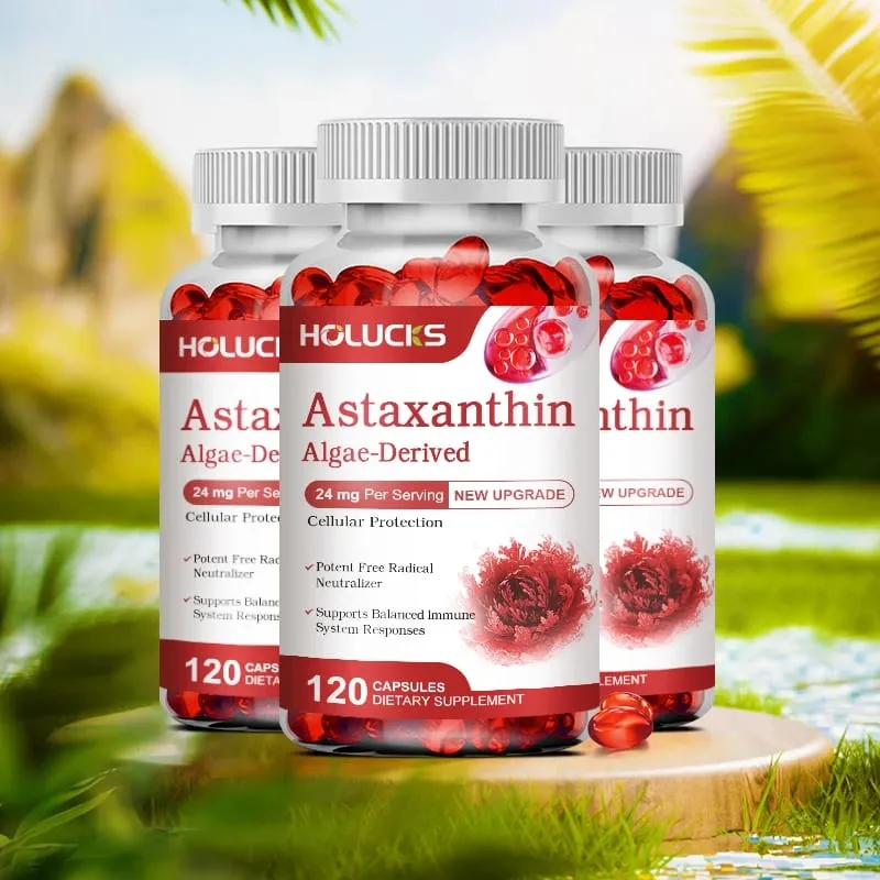 1 Alana 1 Bedava! Astaksantin 24mg Cilt ve Göz Sağlığı Takviyesi Yaşlanma Karşıtı ve UV Savunması Göz Yorgunluğunu Azaltır — image 6