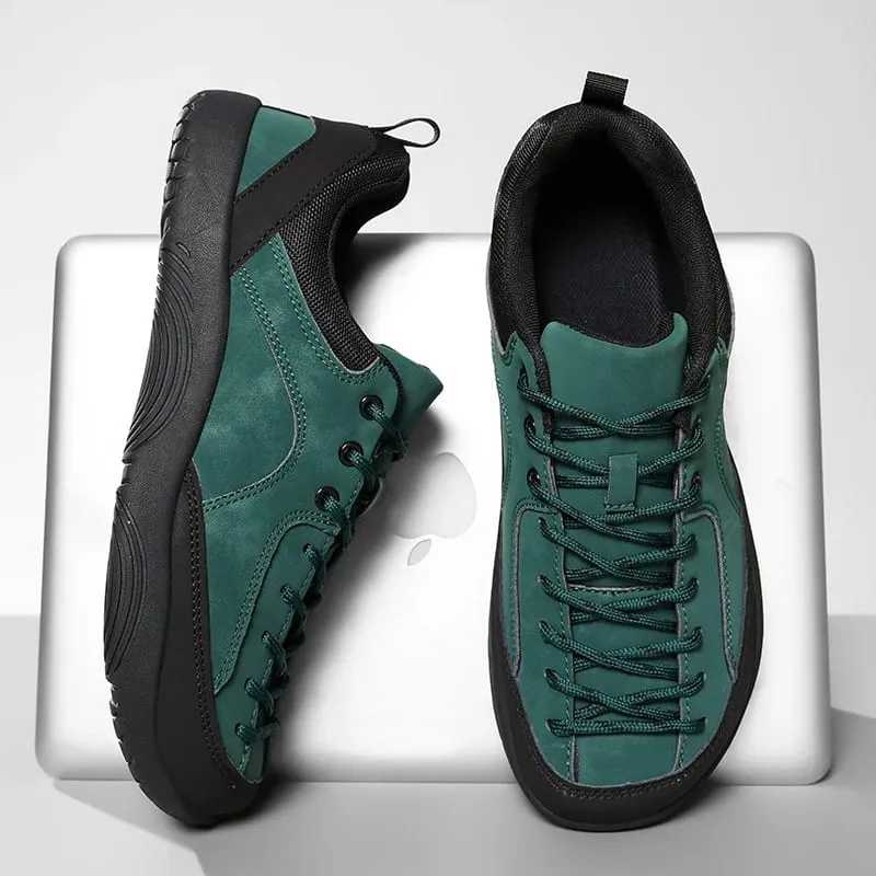 Unisex Barefoot Wide Toe Running Shoes Minimalist Artificial Leather Walking Sneakers Lace Up Lightweight Breathable Shoes — image 4