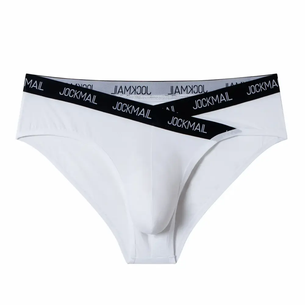 Jockmail Herr Underkläder Låg midja Sexig Brev Sport Andas Sommar Ice Silk Trosor Stor väska Nylon Enfärgad Man Trosor — image 33