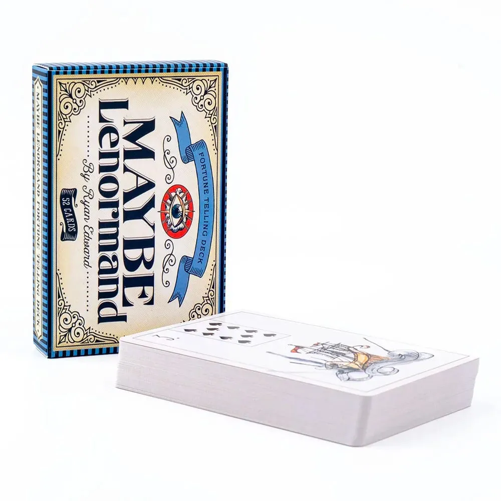 Maybe Lenormand 52 Cards Deck - Beginner-Friendly Fate Divination Tarot for Fortune Telling Party Board Game 9.7x6.3cm — image 4