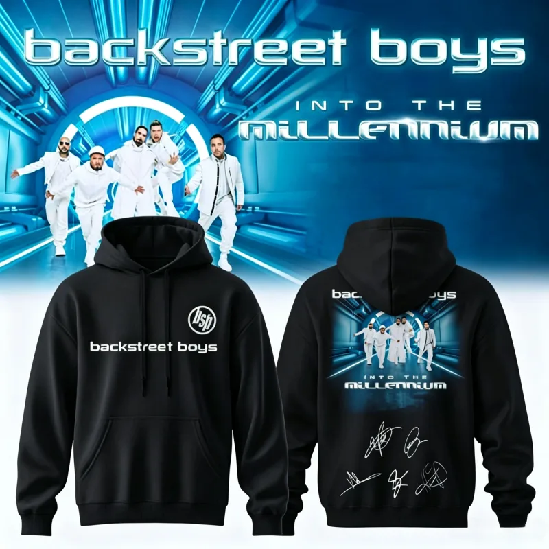2026 Y2K Millennium Pop Band Hoodie Double Sided Graphic Print Oversized Pullover Vintage Fan Hooded Sweatshirt — image 8