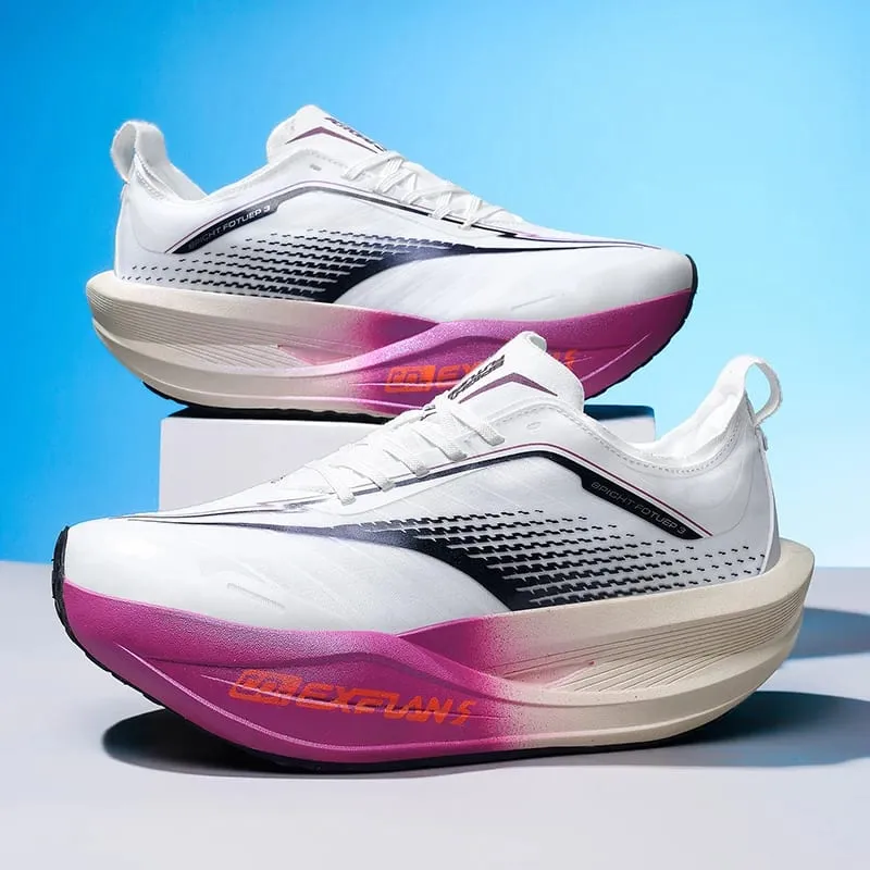 Marathon Running Shoes Men Sports Outdoor Casual Shoes Carbon Plate Lightweight HardWearing Women Comfortable Athletic Sneakers — image 1