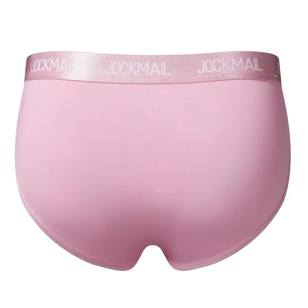 Jockmail Herr Underkläder Låg midja Sexig Brev Sport Andas Sommar Ice Silk Trosor Stor väska Nylon Enfärgad Man Trosor — image 32