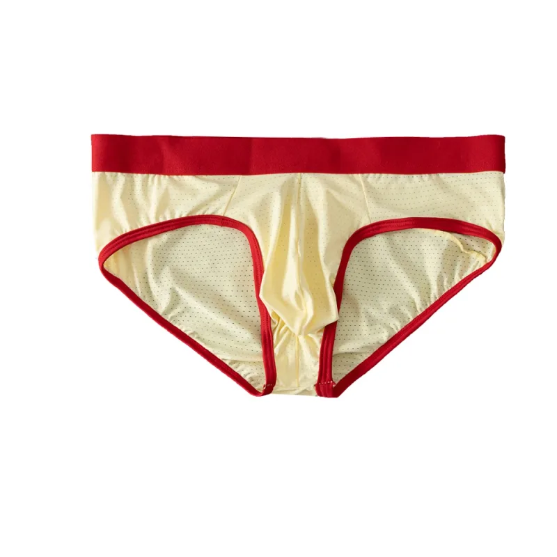 Fashion Mens Underwear Briefs Breathable Mesh Men's Panties Men Brief Bikini Underpants Back Patch Big Pouch Man Trunks D3-11 — image 18