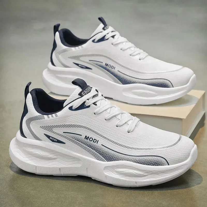Artificial Leather Men Casual Shoes Breathable Male Lightweight Sneakers Outdoor Spring Walking Comfort Free Shipping