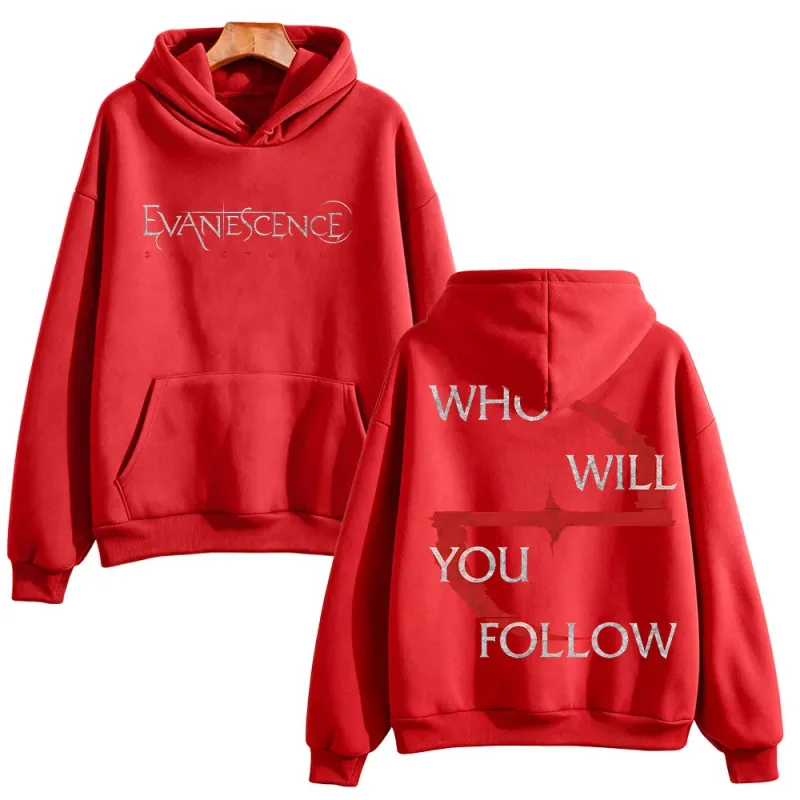 Evanescence Who Will You Follow Hoodie Unisex Gothic Rock Band Sweatshirts Long Sleeve Fans Concert Streetwear Unisex Loose Tops — image 16