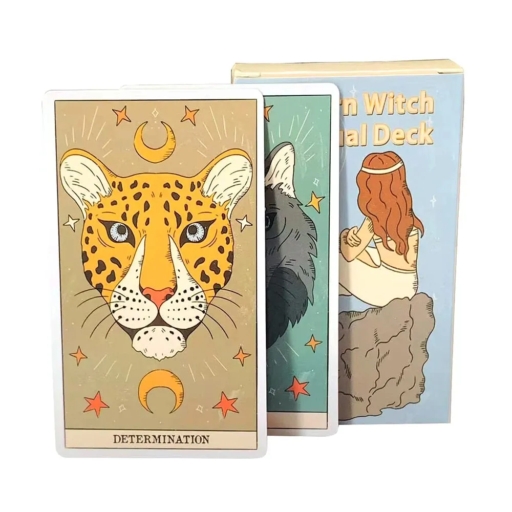 60 ks moderních karet Oracle Cards Jedinečný mystický design Vysoce kvalitní karton perfektní pro věštění a dárky — image 1