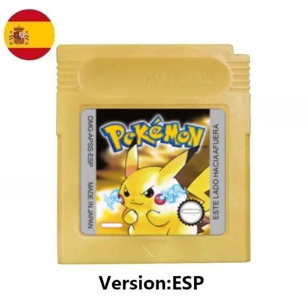 Sok stílusú Pokémon Vörös Kék Kristály Arany Zöld Ezüst Sárga GBC játékkártya 16 bites videojáték kazettás konzolkártya GB/SP — image 22