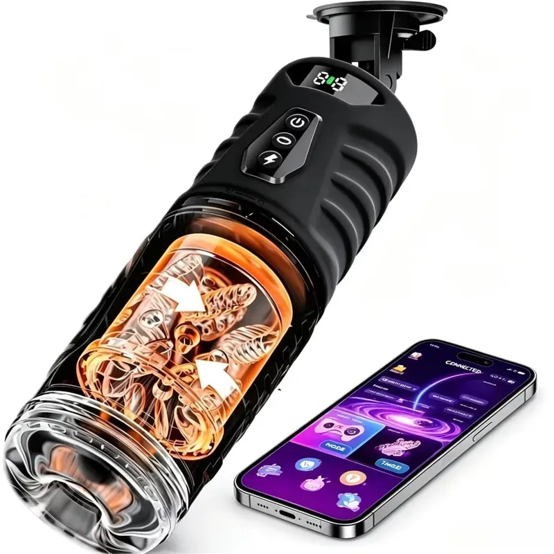Telescopic Rotation Masturbator Cup Sucking Penis Pump Pocket Pussy Blowjob Sex Toys Stroker Piston Automatic Mastubator for Men — image 7