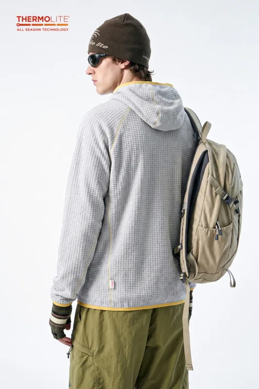 THERMOLITE® Men's Lightweight Air Fleece Hoodie Contrast Stitch Thermal Pullover Sweatshirt Quick Dry Outdoor Athletic Tech Top — image 15
