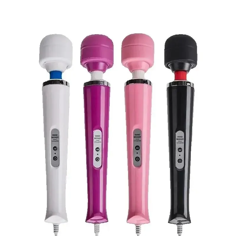 成人性玩具 AV 振動器強力魔棒 G 點刺激按摩器陰蒂振動器性玩具女性自慰黑狼新款 10 速魔棒按摩器大魔棒按摩棒 AV 振動器性感陰蒂女性性玩具歐元 — image 1