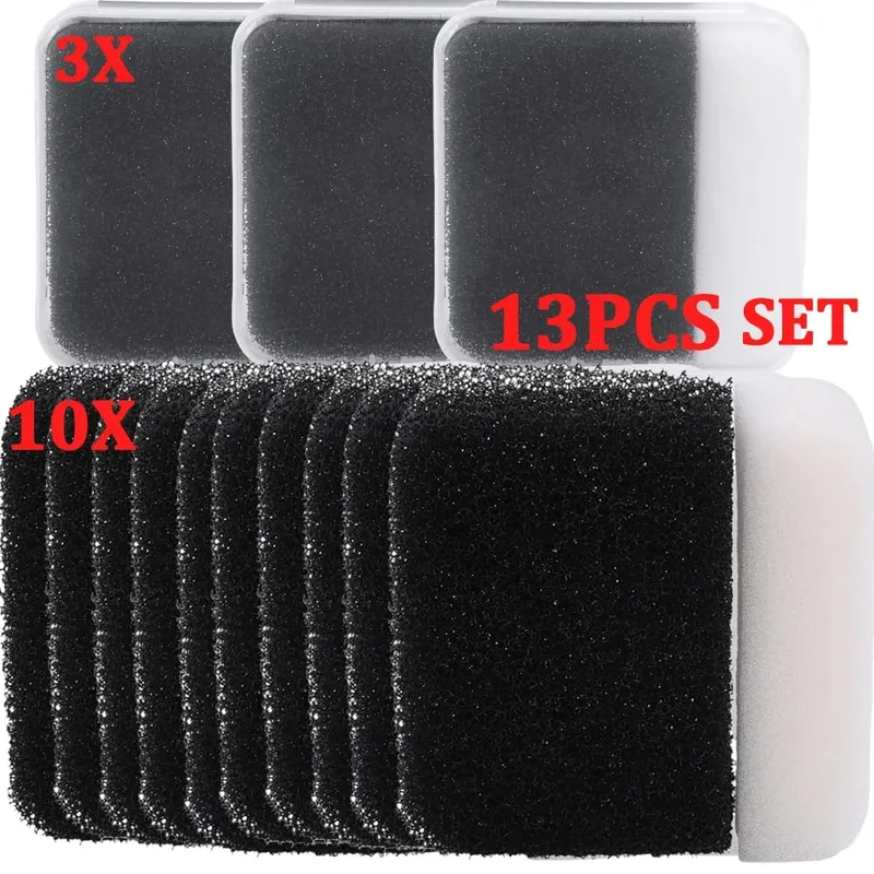 Portable Makeup Brush Cleaner Sponge Easy-use Dry Eye Shadow Wash Beauty Tools Brushes Cleaning Box Sponge Puff Cleaner Women