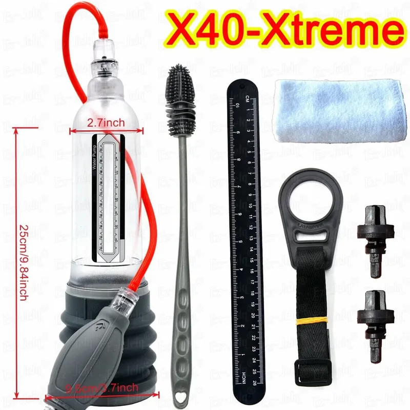 Péniszhosszabbító peremfeszítő pumpás szexjátékok férfi pénisz gyakorlópánt Dick-nagyítók Pro Quick Extender Pro 18+ — image 20